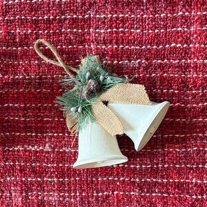 Festive Christmas Bells with Pine Accents